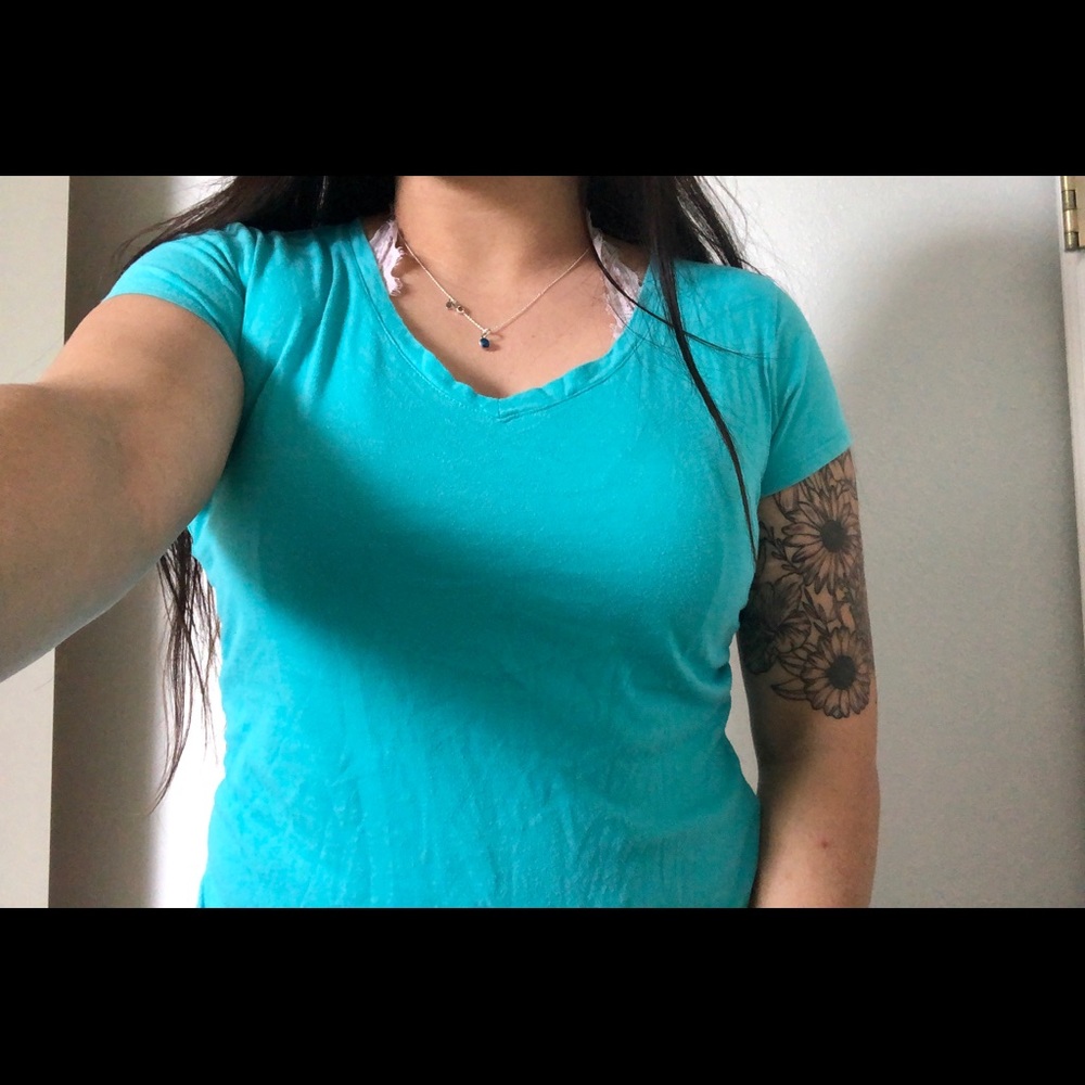 Simple Turquoise Tee